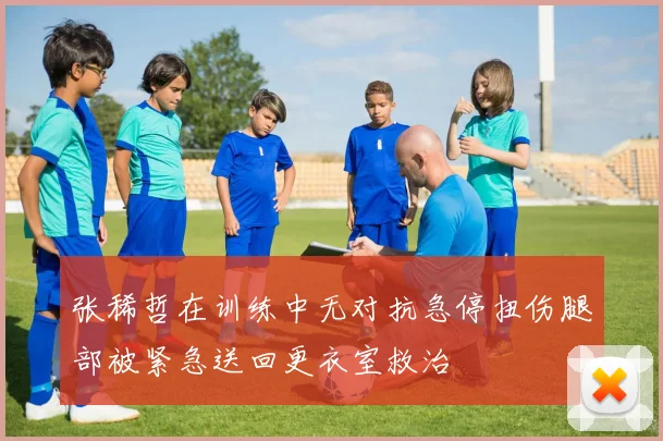 张稀哲在训练中无对抗急停扭伤腿部被紧急送回更衣室救治